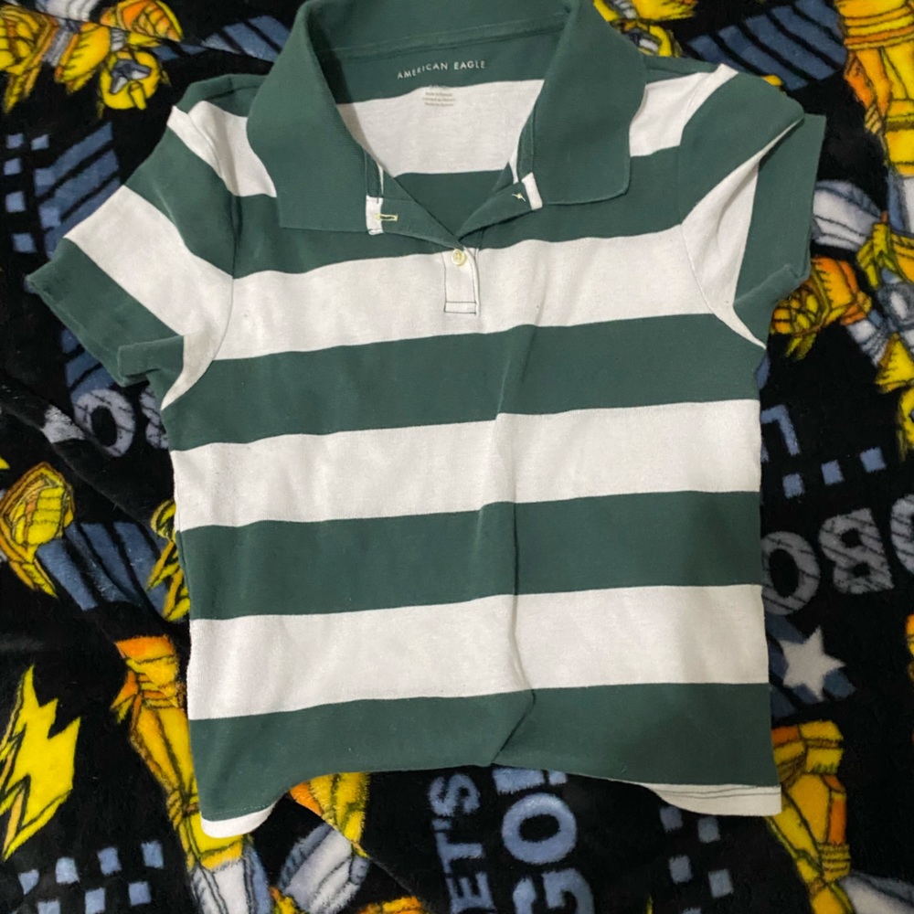 American Eagle Button Up Tee